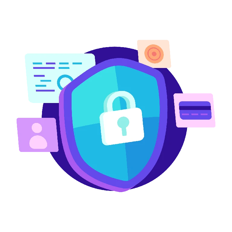 Custom security solutions illustration showing tailored security assessment approach